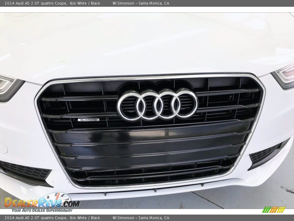 2014 Audi A5 2.0T quattro Coupe Ibis White / Black Photo #30