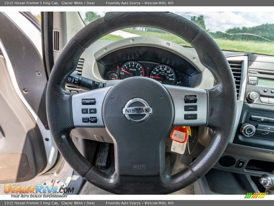 2015 Nissan Frontier S King Cab Steering Wheel Photo #33