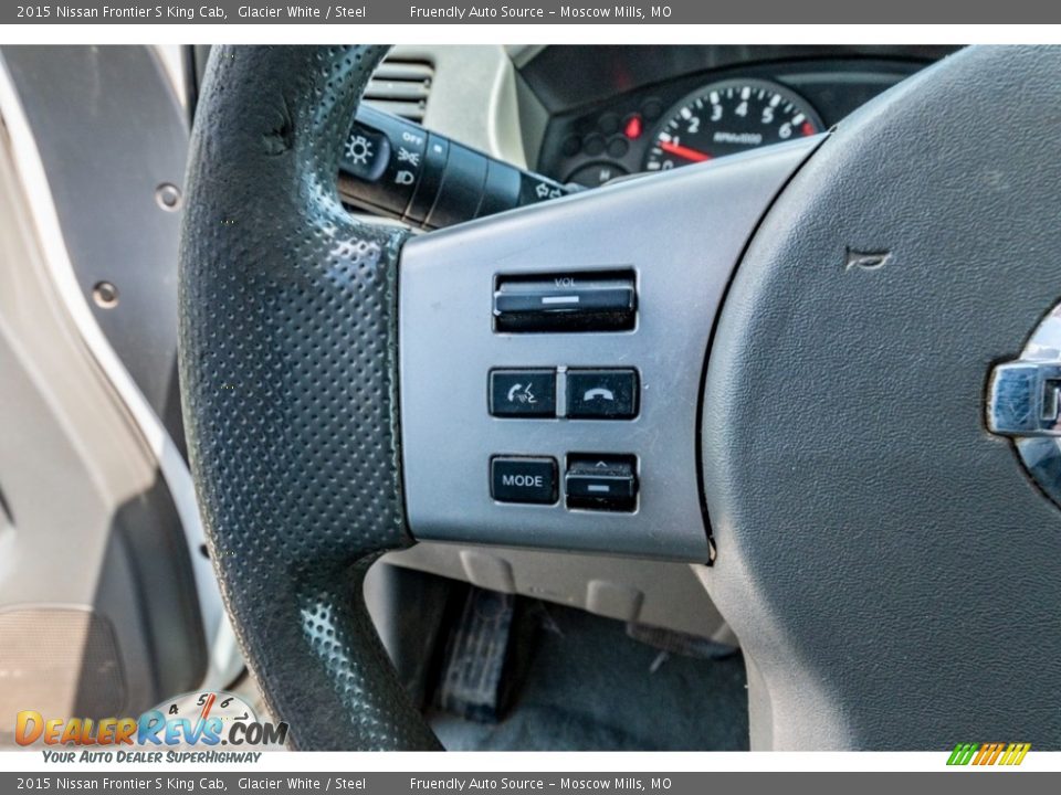 2015 Nissan Frontier S King Cab Steering Wheel Photo #34