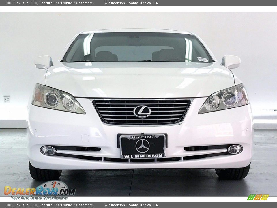 2009 Lexus ES 350 Starfire Pearl White / Cashmere Photo #2