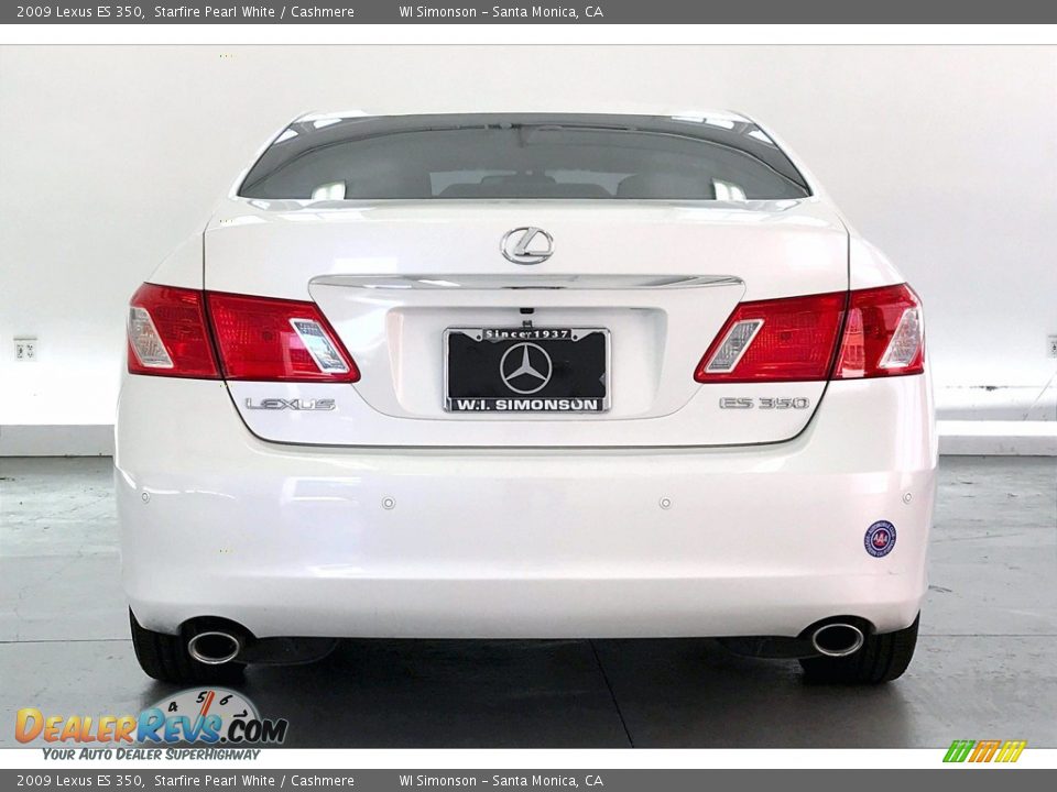 2009 Lexus ES 350 Starfire Pearl White / Cashmere Photo #3