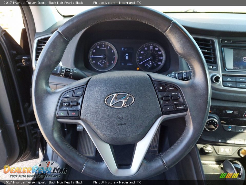 2017 Hyundai Tucson Sport Black Noir Pearl / Black Photo #15