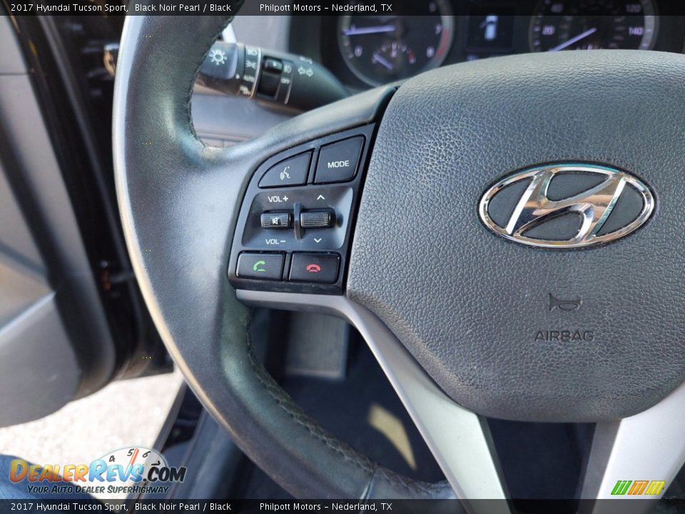 2017 Hyundai Tucson Sport Black Noir Pearl / Black Photo #16