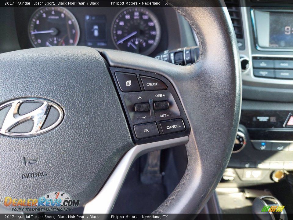 2017 Hyundai Tucson Sport Black Noir Pearl / Black Photo #17
