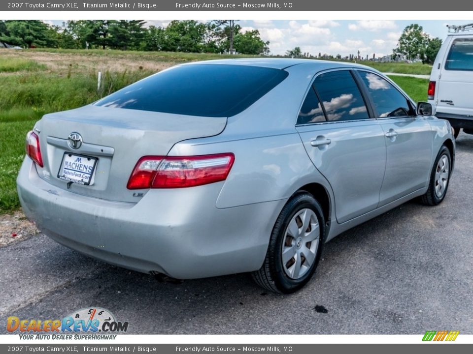 2007 Toyota Camry XLE Titanium Metallic / Bisque Photo #4