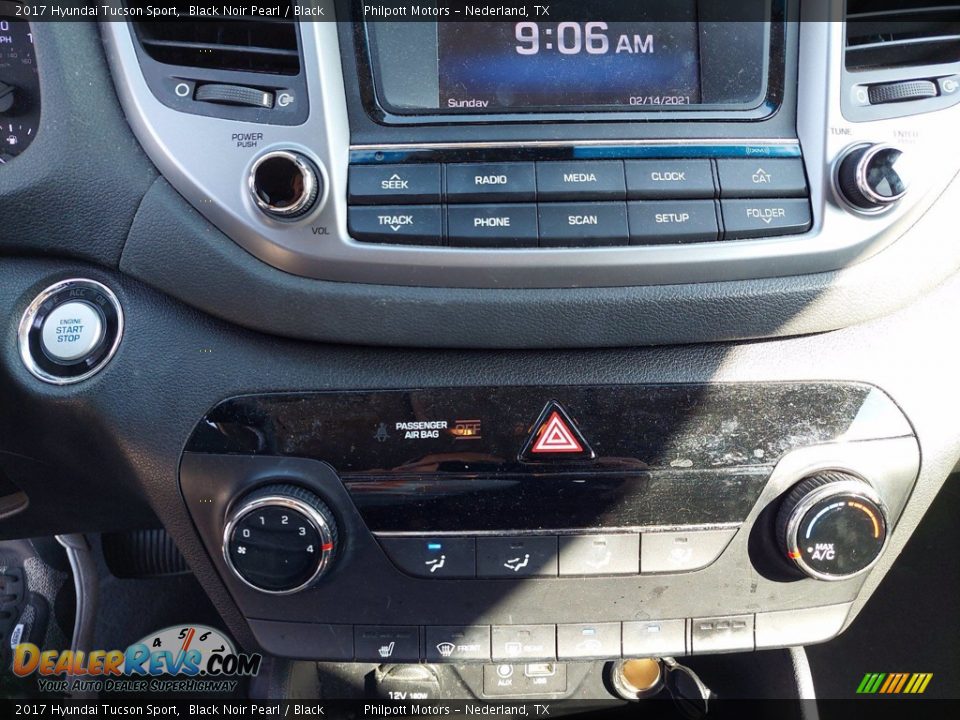 2017 Hyundai Tucson Sport Black Noir Pearl / Black Photo #21