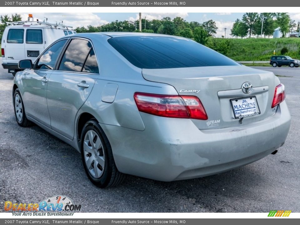 2007 Toyota Camry XLE Titanium Metallic / Bisque Photo #6