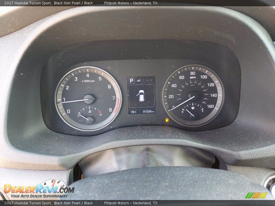 2017 Hyundai Tucson Sport Black Noir Pearl / Black Photo #23