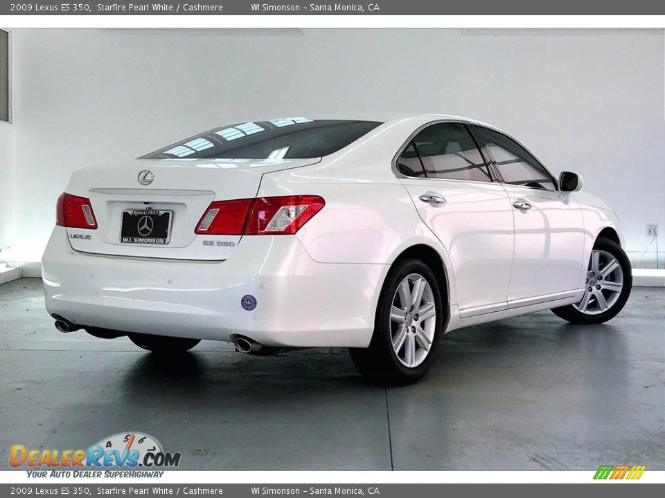 2009 Lexus ES 350 Starfire Pearl White / Cashmere Photo #13