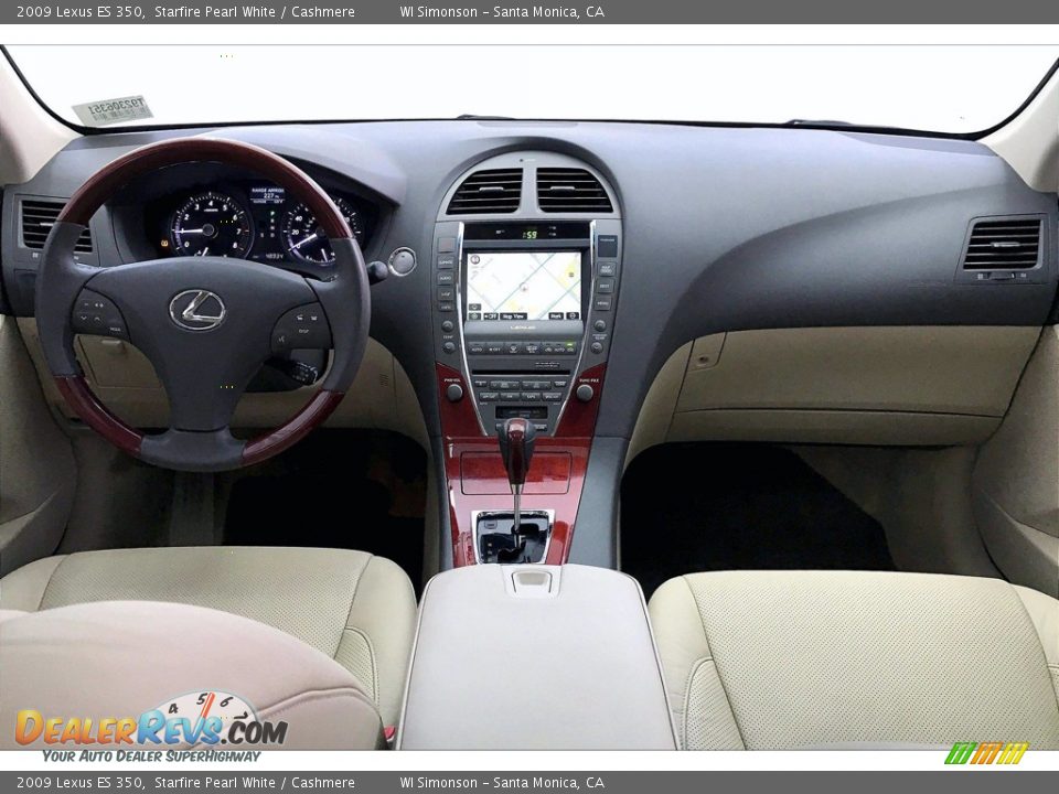 2009 Lexus ES 350 Starfire Pearl White / Cashmere Photo #15