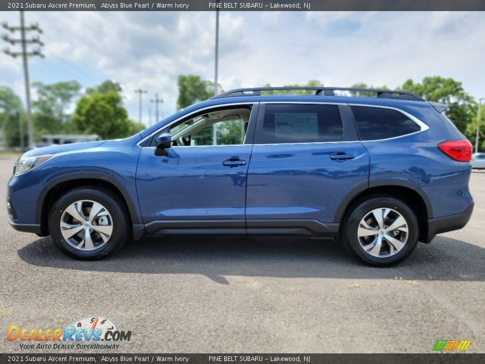 2021 Subaru Ascent Premium Abyss Blue Pearl / Warm Ivory Photo #4