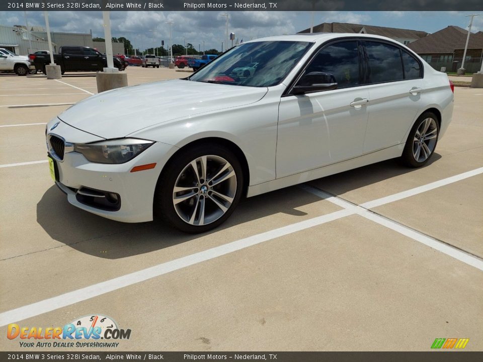 2014 BMW 3 Series 328i Sedan Alpine White / Black Photo #2