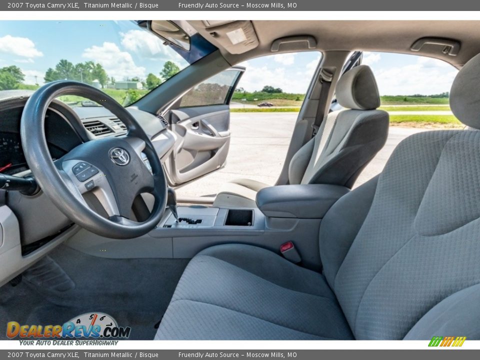 2007 Toyota Camry XLE Titanium Metallic / Bisque Photo #18