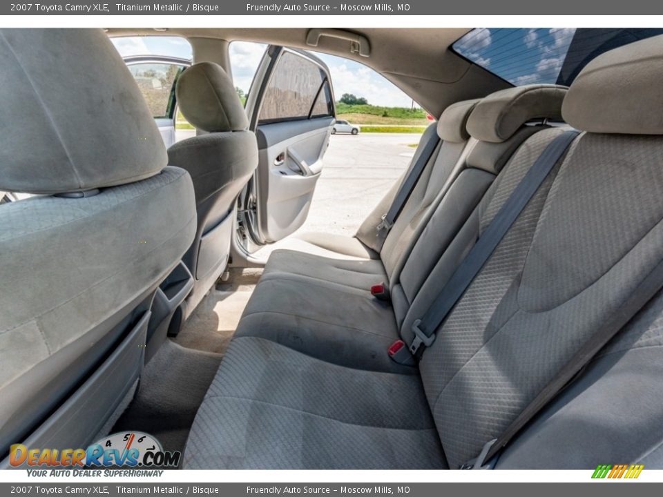 2007 Toyota Camry XLE Titanium Metallic / Bisque Photo #22