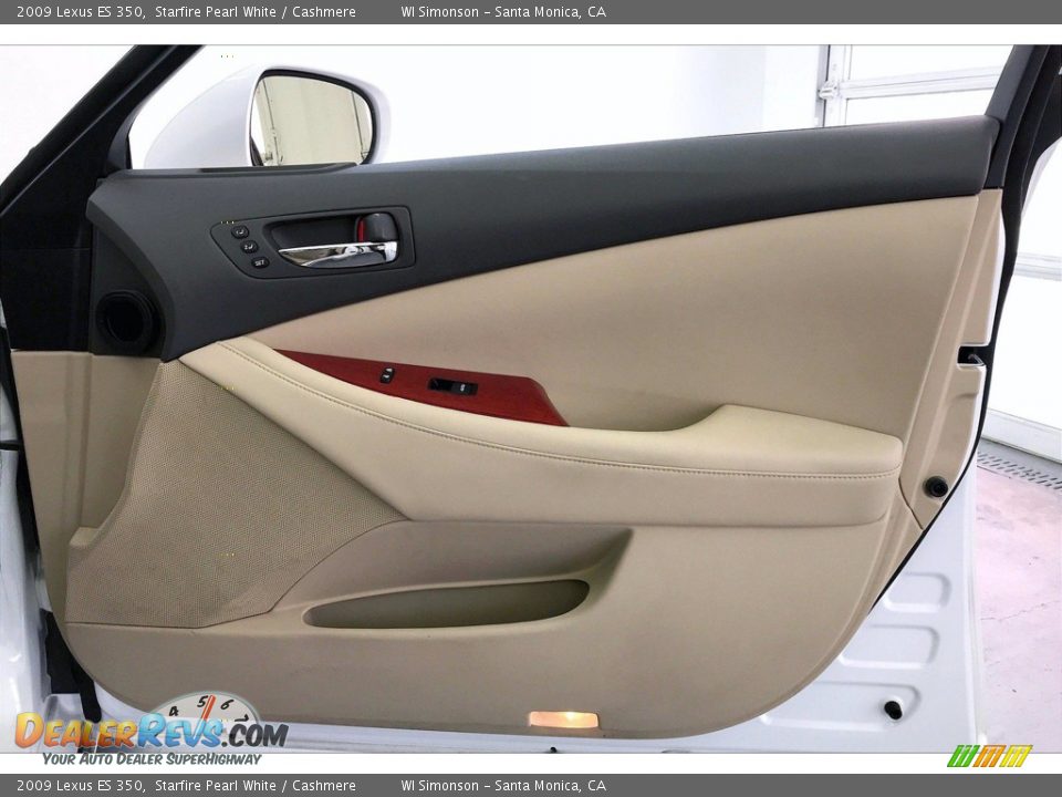 2009 Lexus ES 350 Starfire Pearl White / Cashmere Photo #27