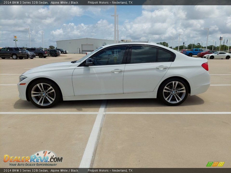 2014 BMW 3 Series 328i Sedan Alpine White / Black Photo #7