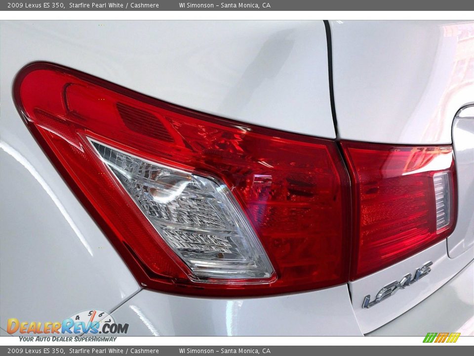 2009 Lexus ES 350 Starfire Pearl White / Cashmere Photo #29