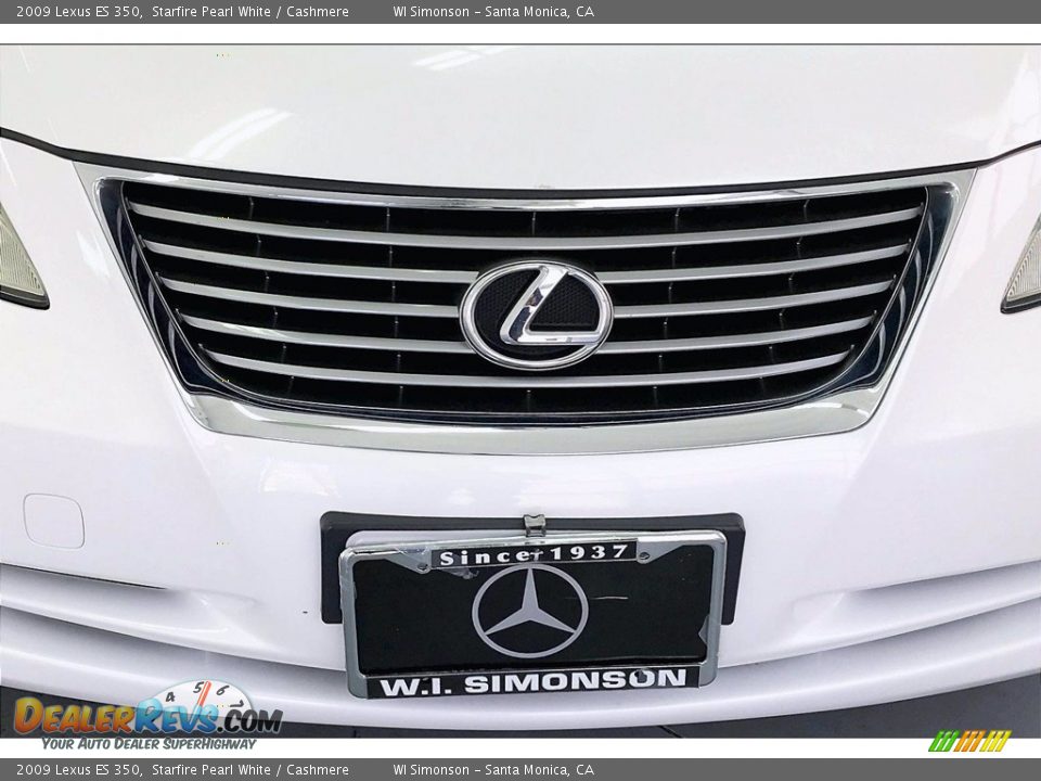 2009 Lexus ES 350 Starfire Pearl White / Cashmere Photo #30