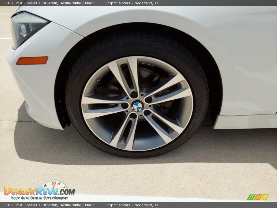 2014 BMW 3 Series 328i Sedan Alpine White / Black Photo #10