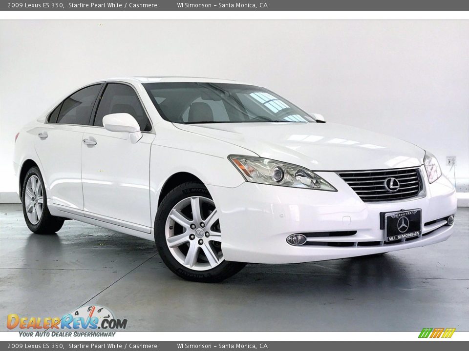 2009 Lexus ES 350 Starfire Pearl White / Cashmere Photo #34