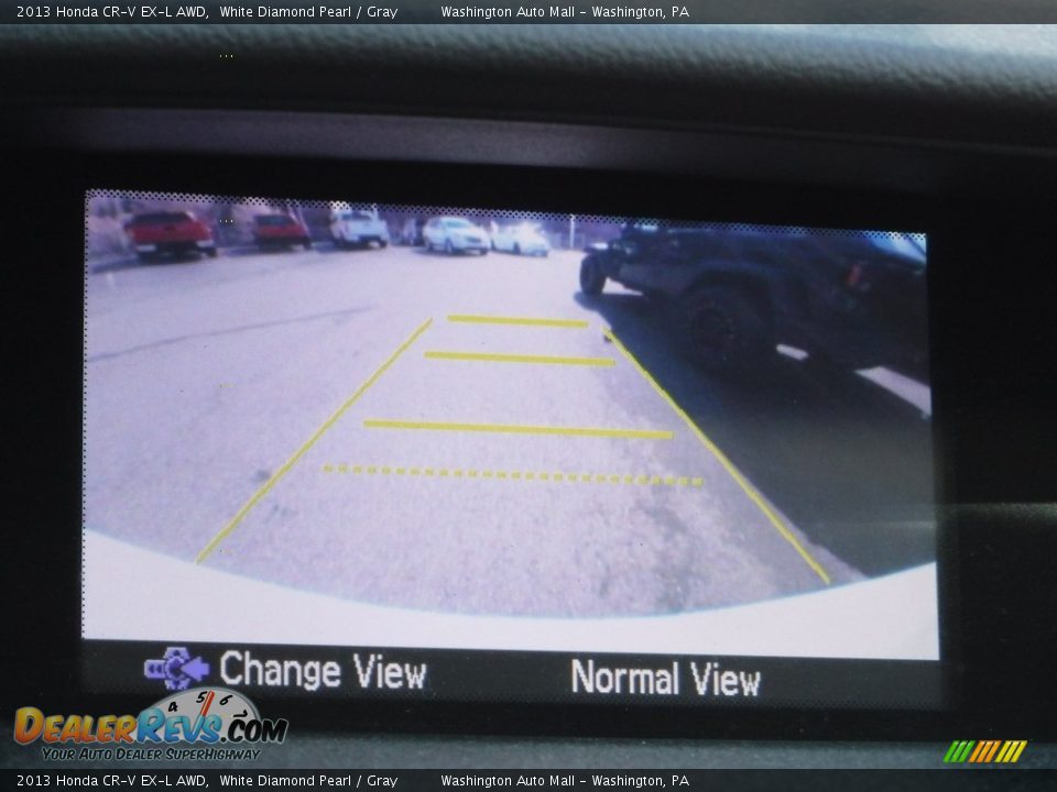 2013 Honda CR-V EX-L AWD White Diamond Pearl / Gray Photo #5