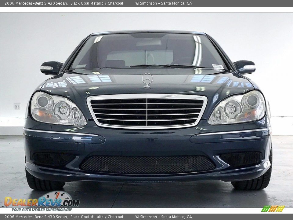 Black Opal Metallic 2006 Mercedes-Benz S 430 Sedan Photo #2