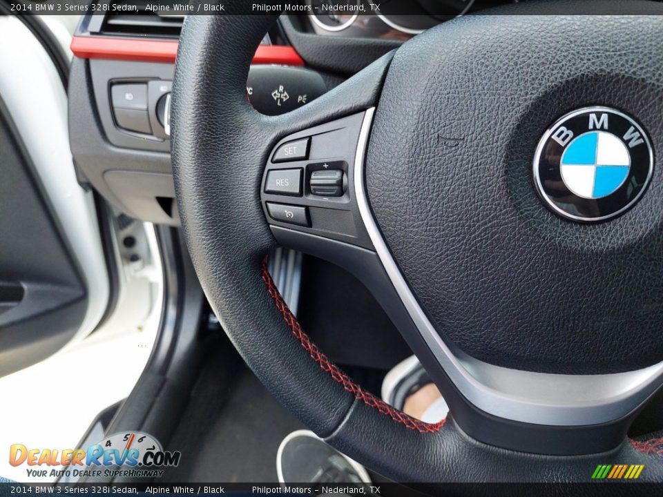 2014 BMW 3 Series 328i Sedan Alpine White / Black Photo #16