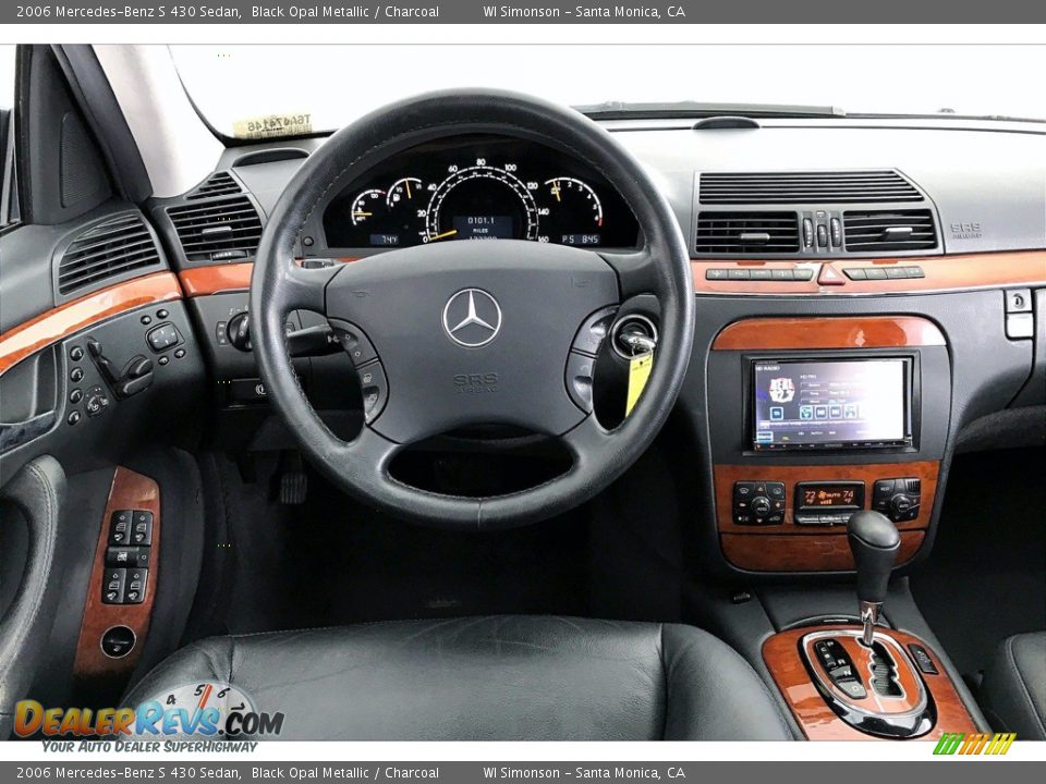 2006 Mercedes-Benz S 430 Sedan Black Opal Metallic / Charcoal Photo #4