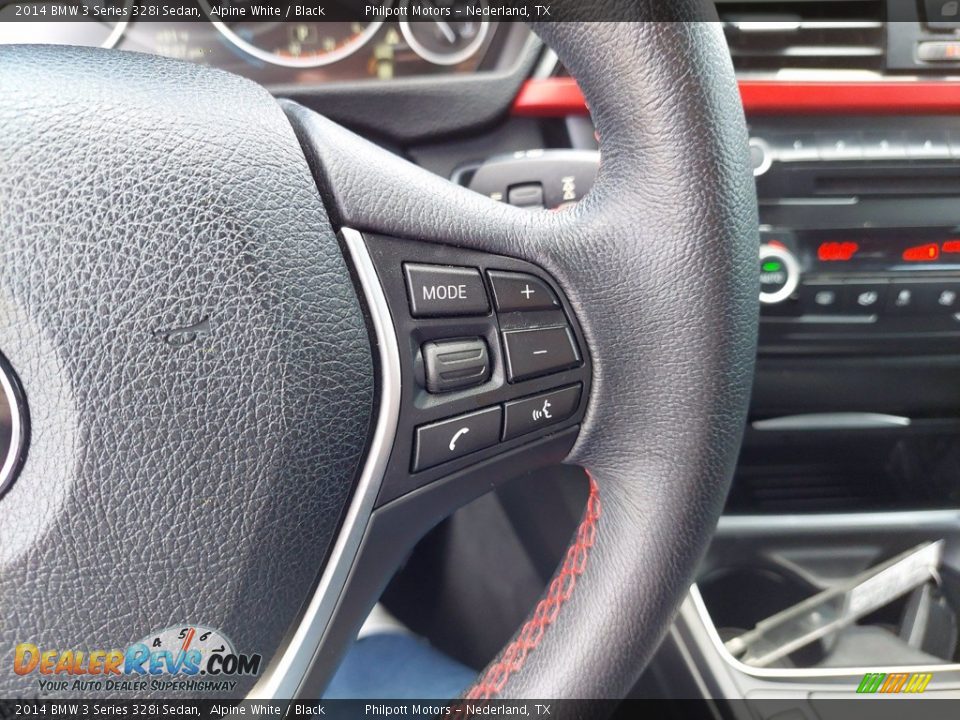 2014 BMW 3 Series 328i Sedan Alpine White / Black Photo #17