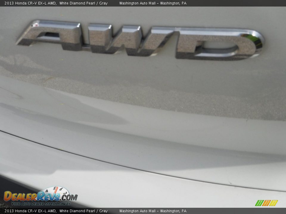 2013 Honda CR-V EX-L AWD White Diamond Pearl / Gray Photo #16