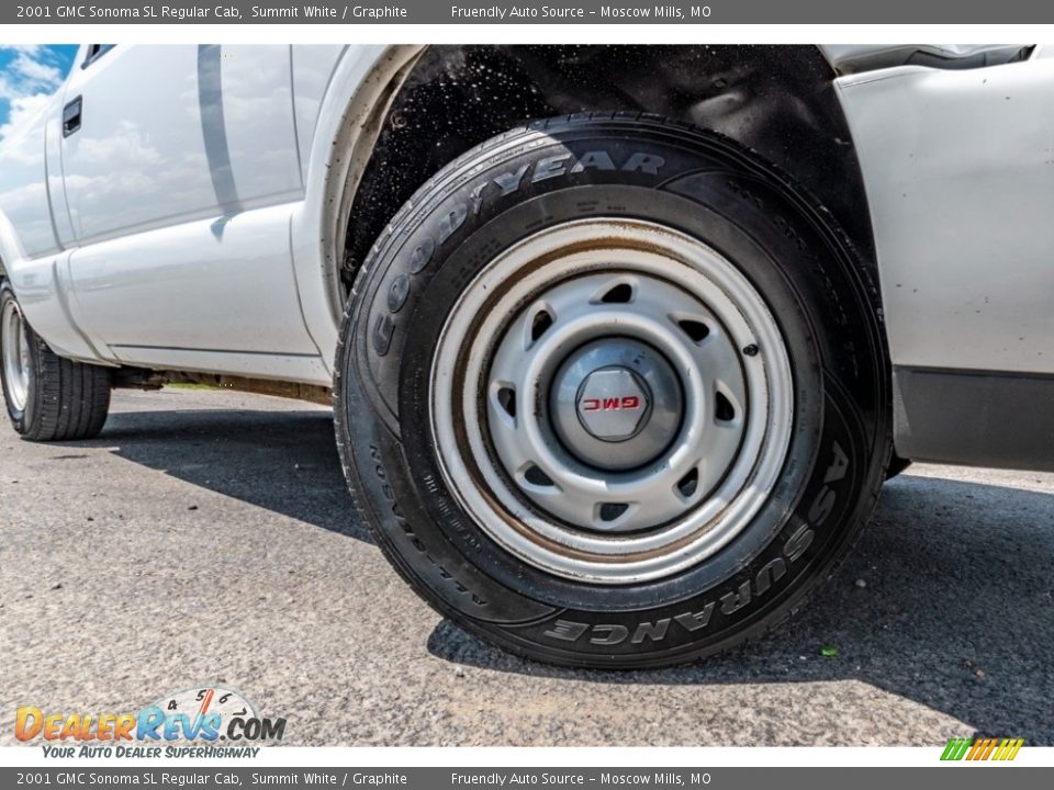 2001 GMC Sonoma SL Regular Cab Wheel Photo #2