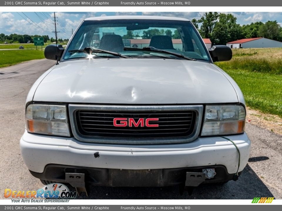 Summit White 2001 GMC Sonoma SL Regular Cab Photo #9