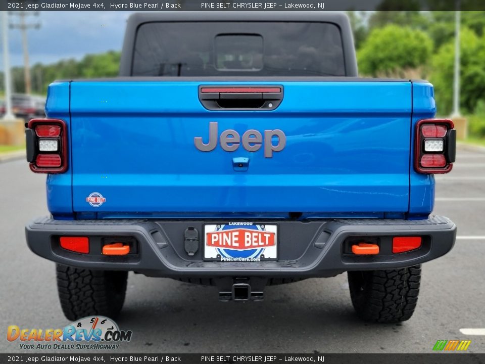 2021 Jeep Gladiator Mojave 4x4 Hydro Blue Pearl / Black Photo #7