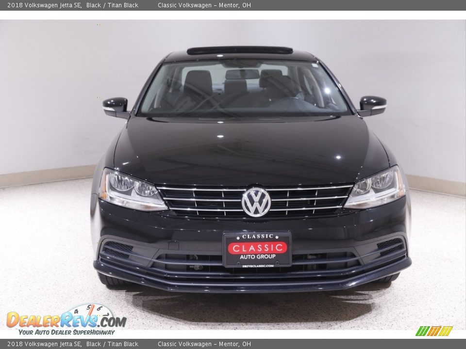 2018 Volkswagen Jetta SE Black / Titan Black Photo #2