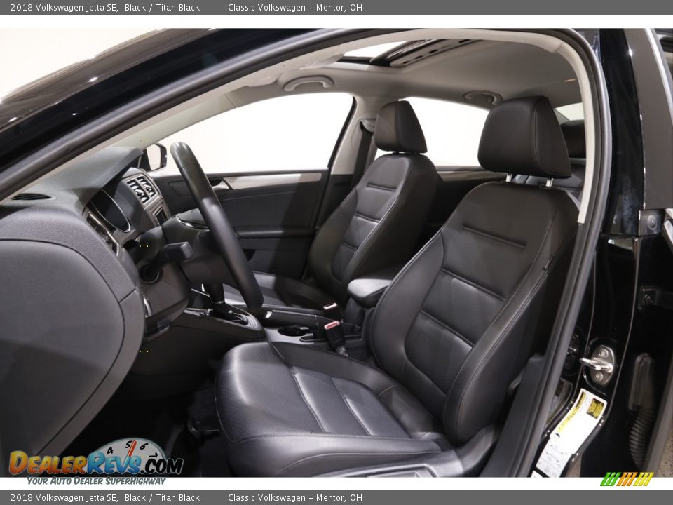 2018 Volkswagen Jetta SE Black / Titan Black Photo #5
