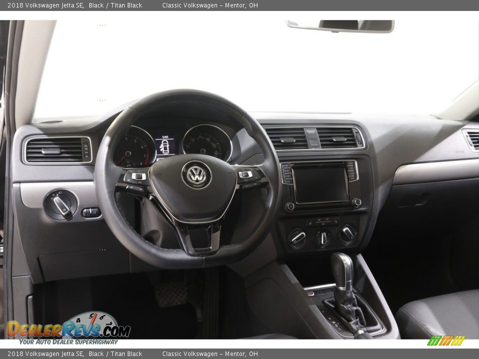 2018 Volkswagen Jetta SE Black / Titan Black Photo #6