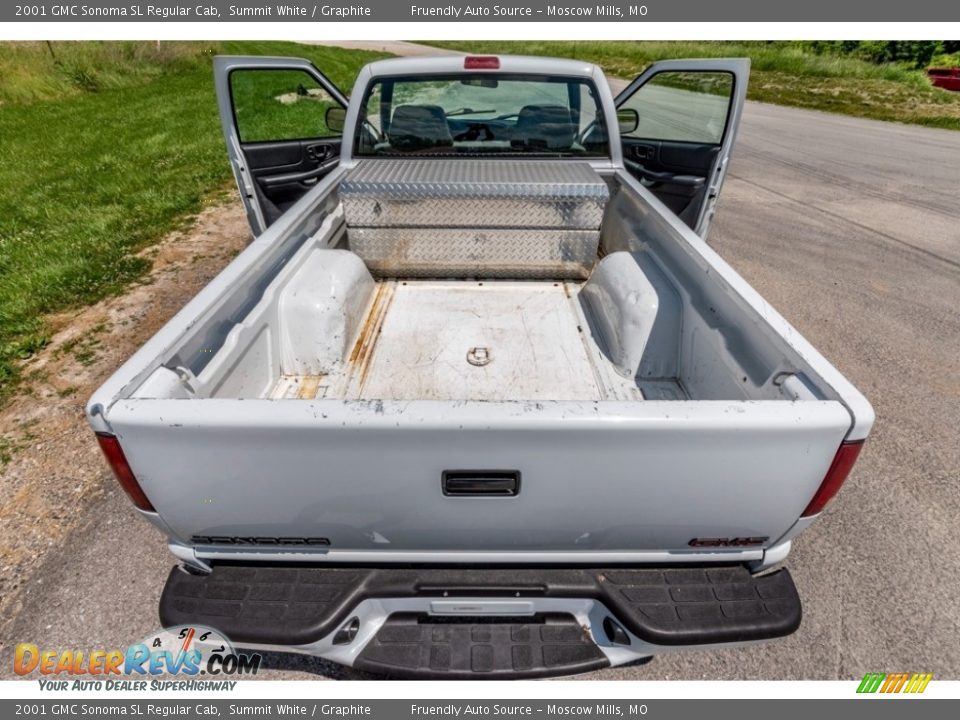 2001 GMC Sonoma SL Regular Cab Summit White / Graphite Photo #22