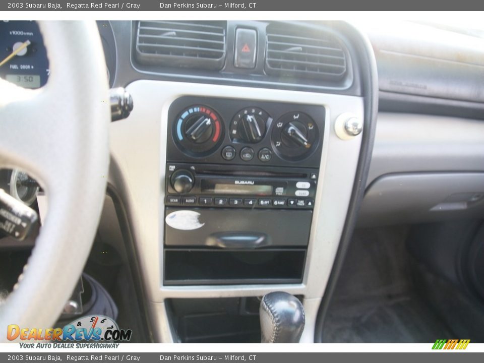 2003 Subaru Baja Regatta Red Pearl / Gray Photo #19