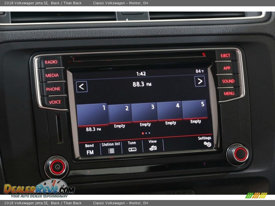 2018 Volkswagen Jetta SE Black / Titan Black Photo #10