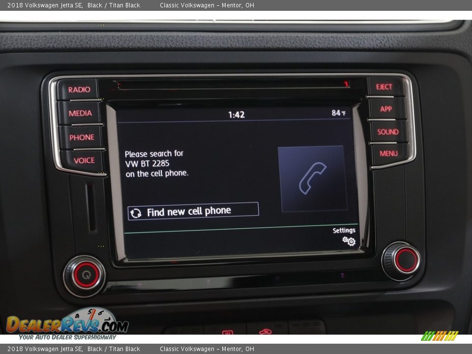 2018 Volkswagen Jetta SE Black / Titan Black Photo #11