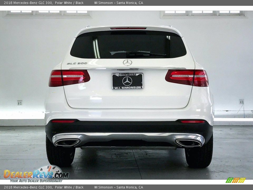 2018 Mercedes-Benz GLC 300 Polar White / Black Photo #3