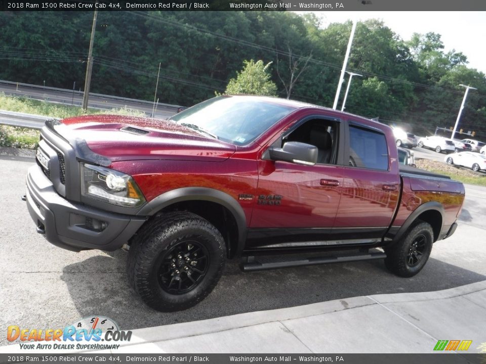 2018 Ram 1500 Rebel Crew Cab 4x4 Delmonico Red Pearl / Black Photo #18