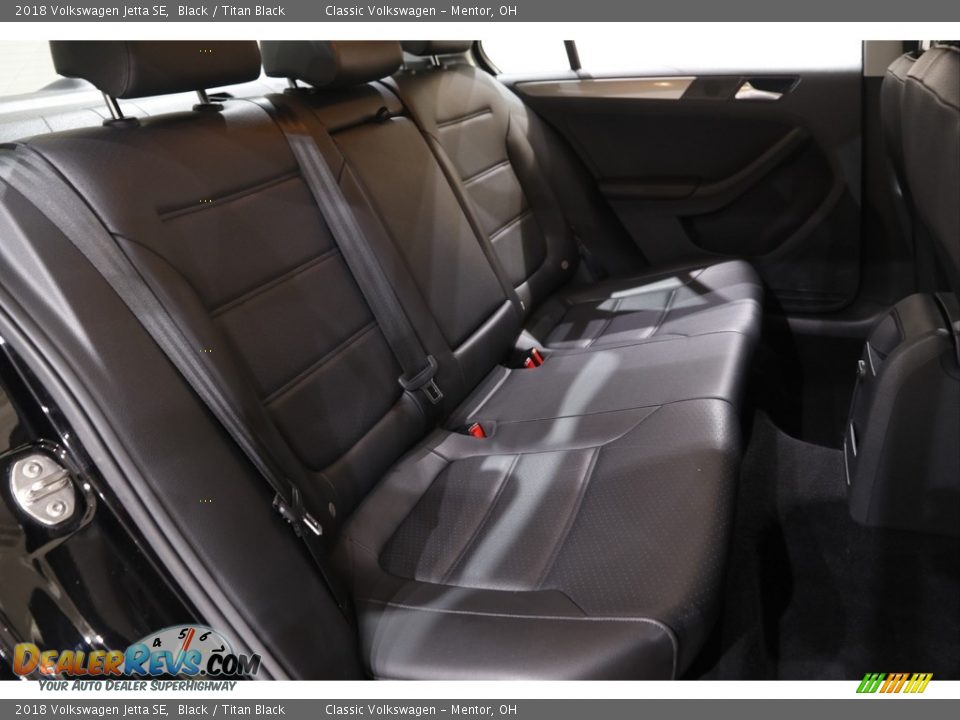 2018 Volkswagen Jetta SE Black / Titan Black Photo #14