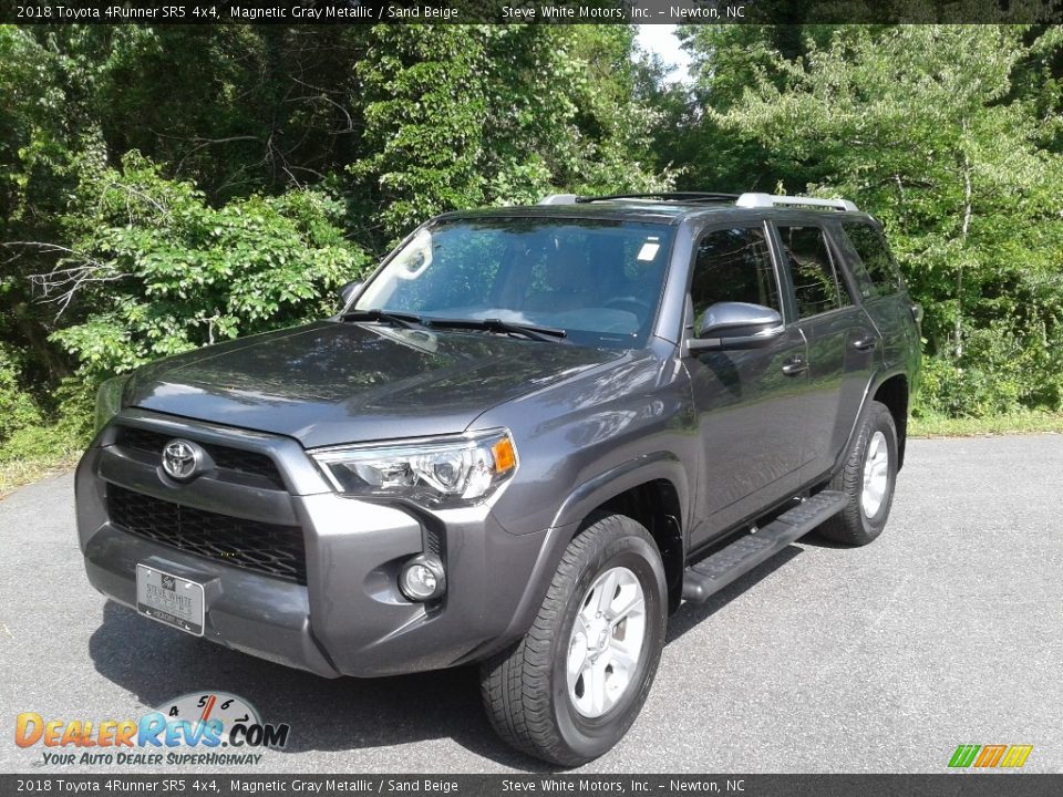 2018 Toyota 4Runner SR5 4x4 Magnetic Gray Metallic / Sand Beige Photo #3