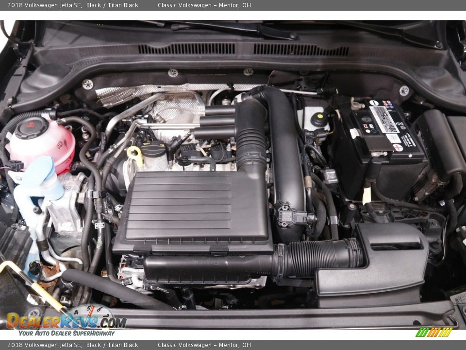 2018 Volkswagen Jetta SE Black / Titan Black Photo #17