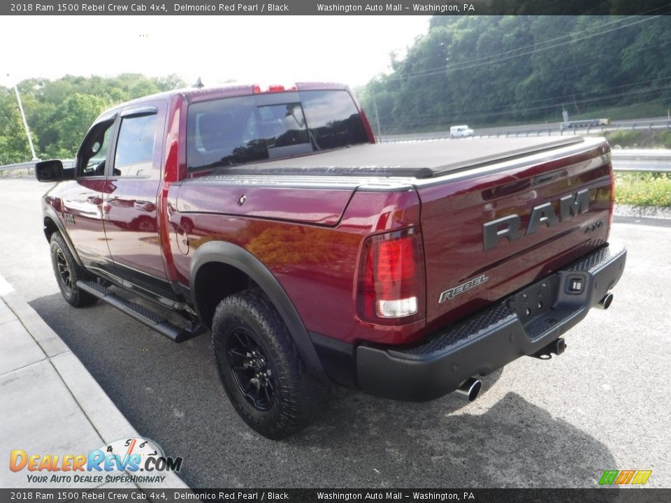 2018 Ram 1500 Rebel Crew Cab 4x4 Delmonico Red Pearl / Black Photo #21