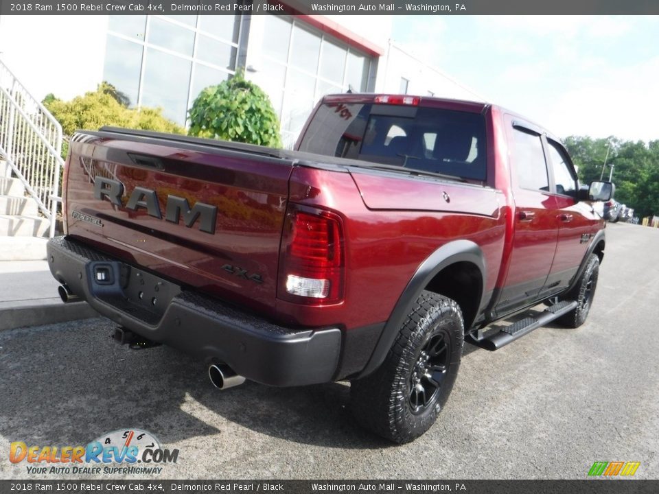 2018 Ram 1500 Rebel Crew Cab 4x4 Delmonico Red Pearl / Black Photo #23