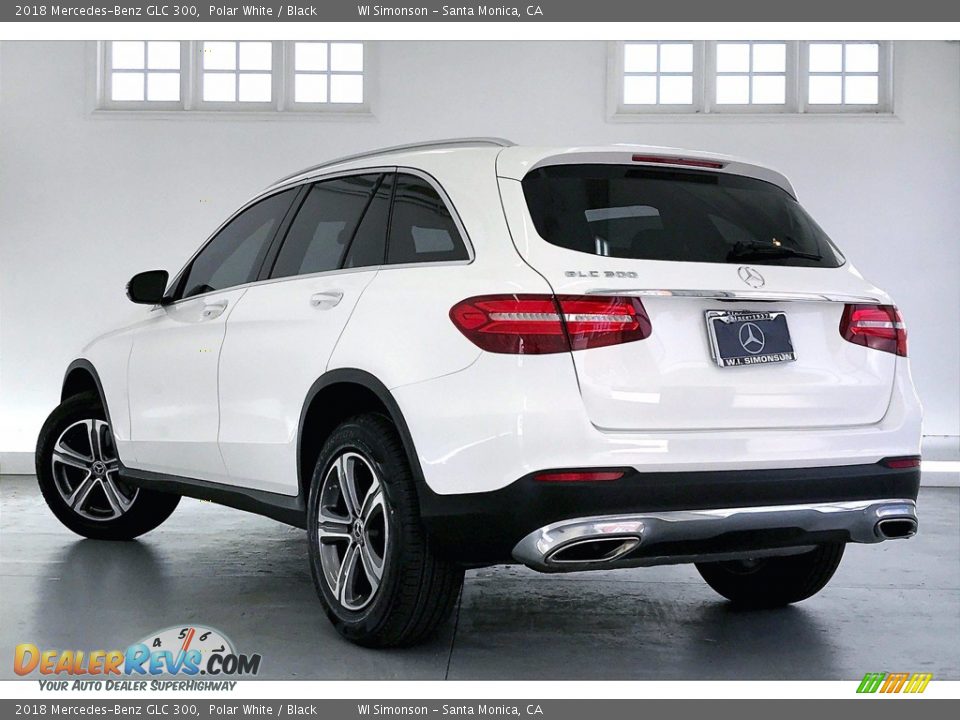 2018 Mercedes-Benz GLC 300 Polar White / Black Photo #10