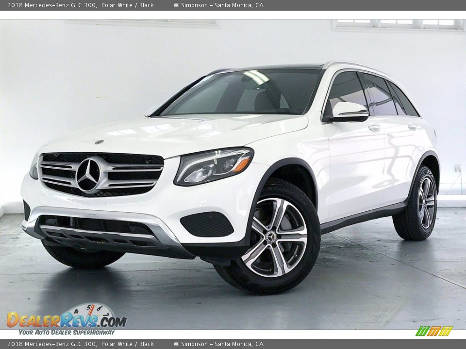 2018 Mercedes-Benz GLC 300 Polar White / Black Photo #12