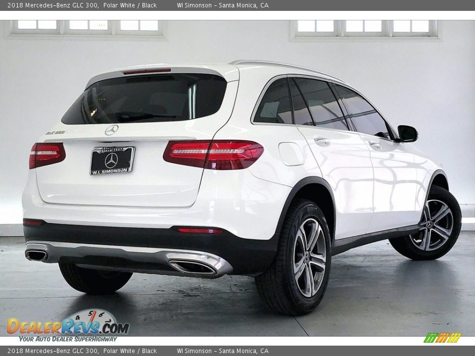 2018 Mercedes-Benz GLC 300 Polar White / Black Photo #13